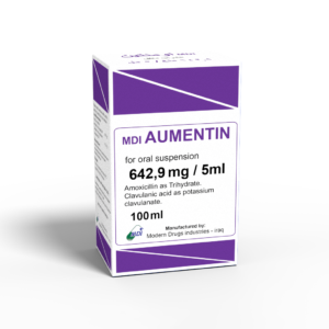 MDI AUMENTIN 642.9mg/5ml